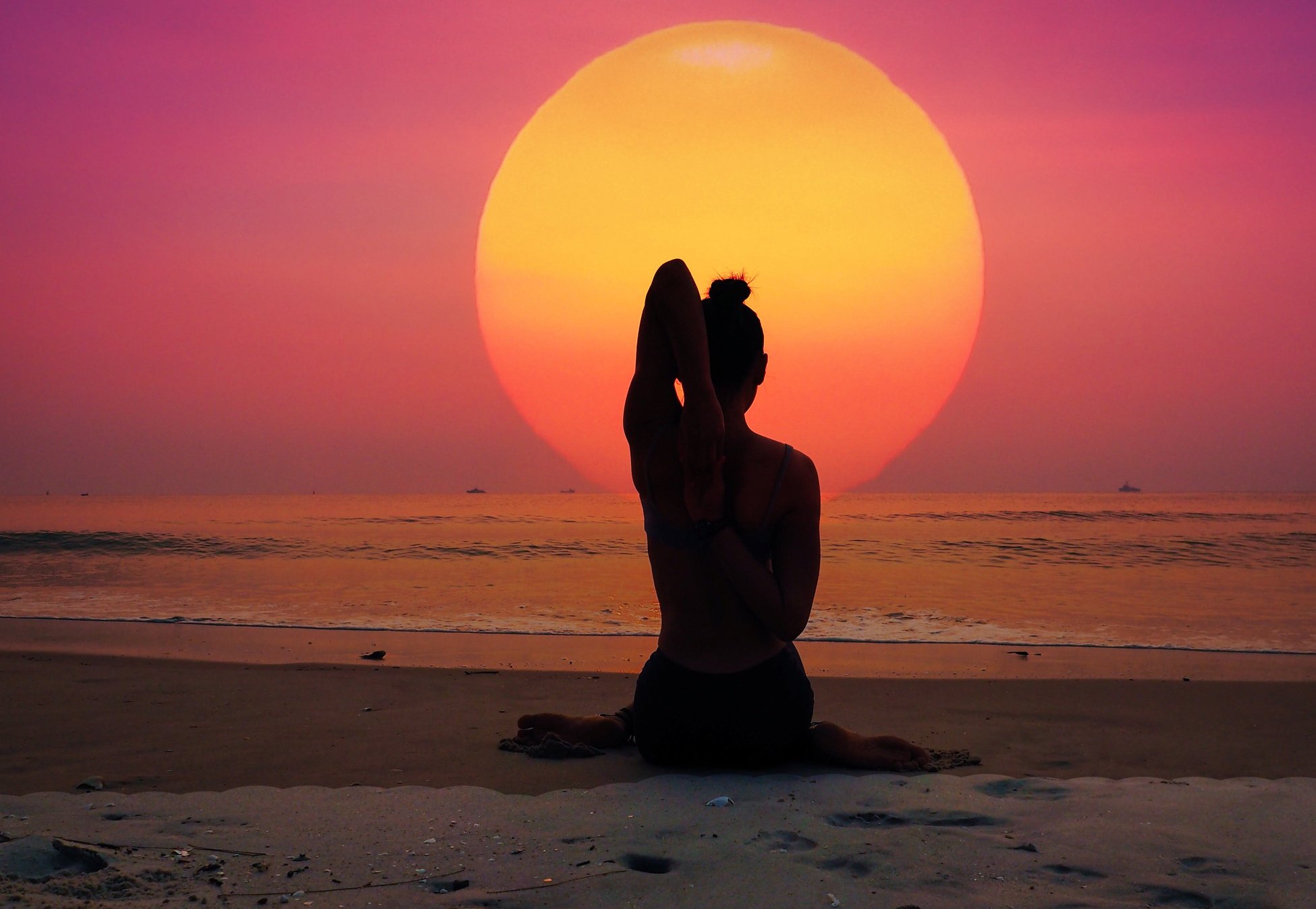 Woman Practicing Yoga